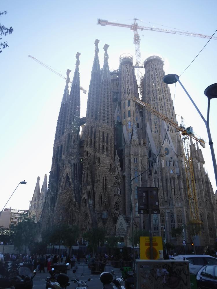 Barcelona Spain - La Sagrada Familia - 26 October 2019